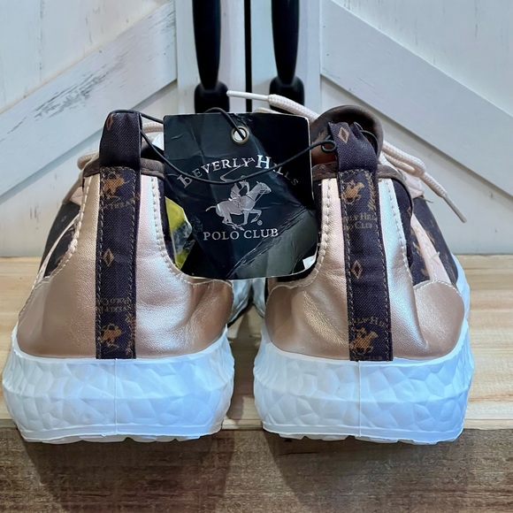 Beverly Hills Polo Club (BHPC) women's fashion sneakers NWT Size 11 - Picture 7 of 10